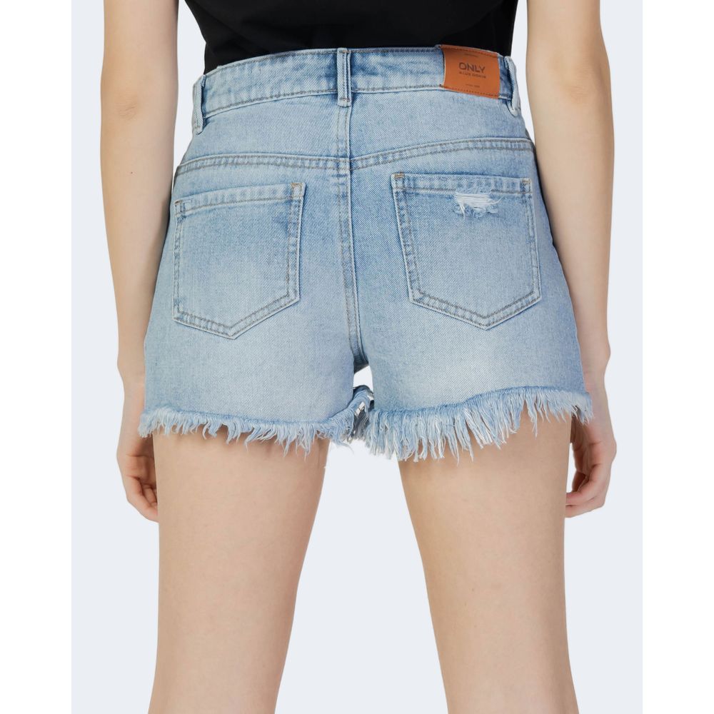 Only Light Blue Cotton Short IT44 | L