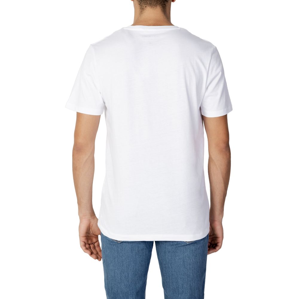 Jack Jones White Cotton T-Shirt IT52 | XL