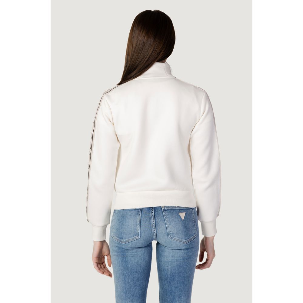 Guess Active White Cotton Sweater