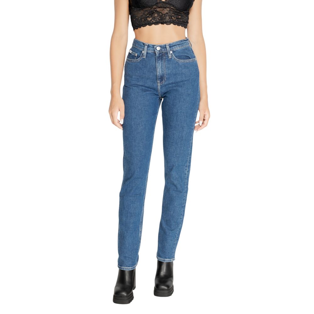 Calvin Klein Jeans Blue Cotton Jeans & Pant