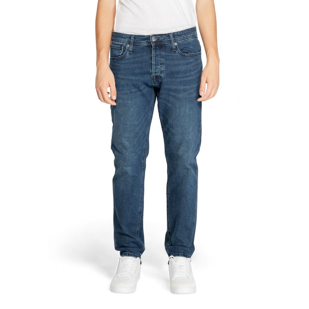 Jack Jones Blue Cotton Jeans & Pant