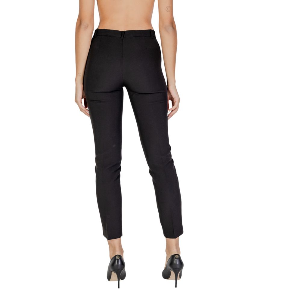 Sandro Ferrone Black Polyester Jeans & Pant