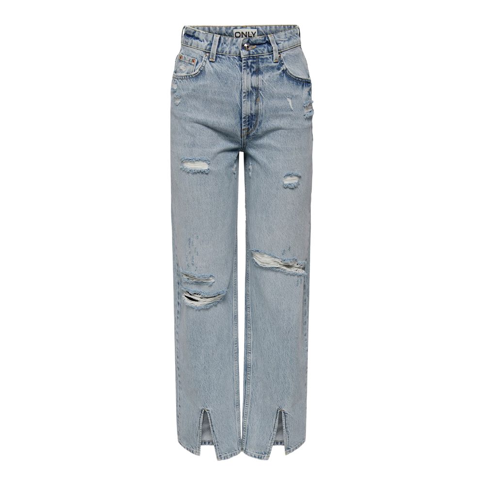 Only Light Blue Cotton Jeans & Pant W26 / L32