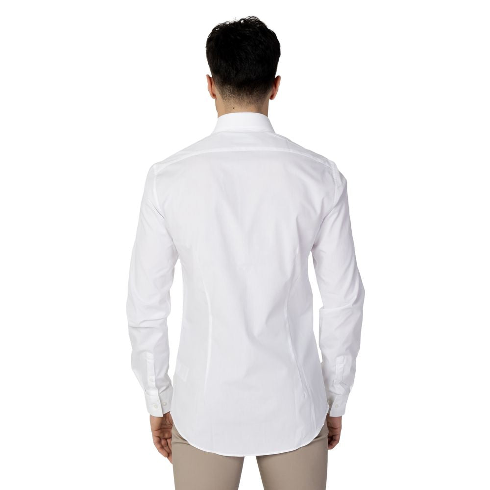 Calvin Klein White Cotton Shirt IT43 / XL