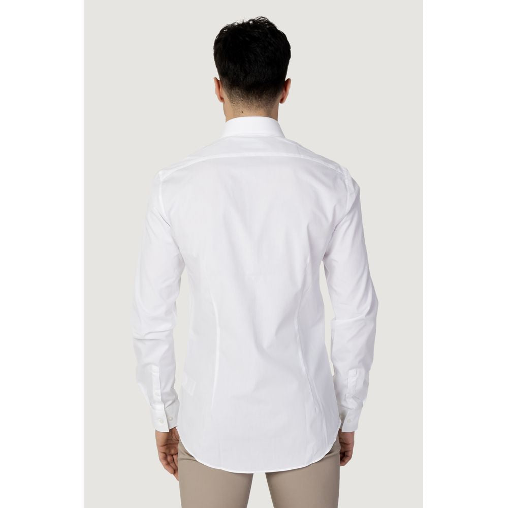 Calvin Klein White Cotton Shirt IT43 / XL