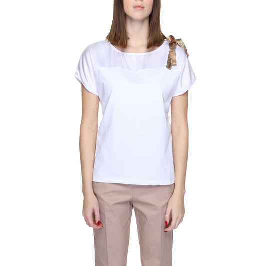 Alviero Martini Prima Classe White Cotton Tops & T-Shirt IT48 | XL