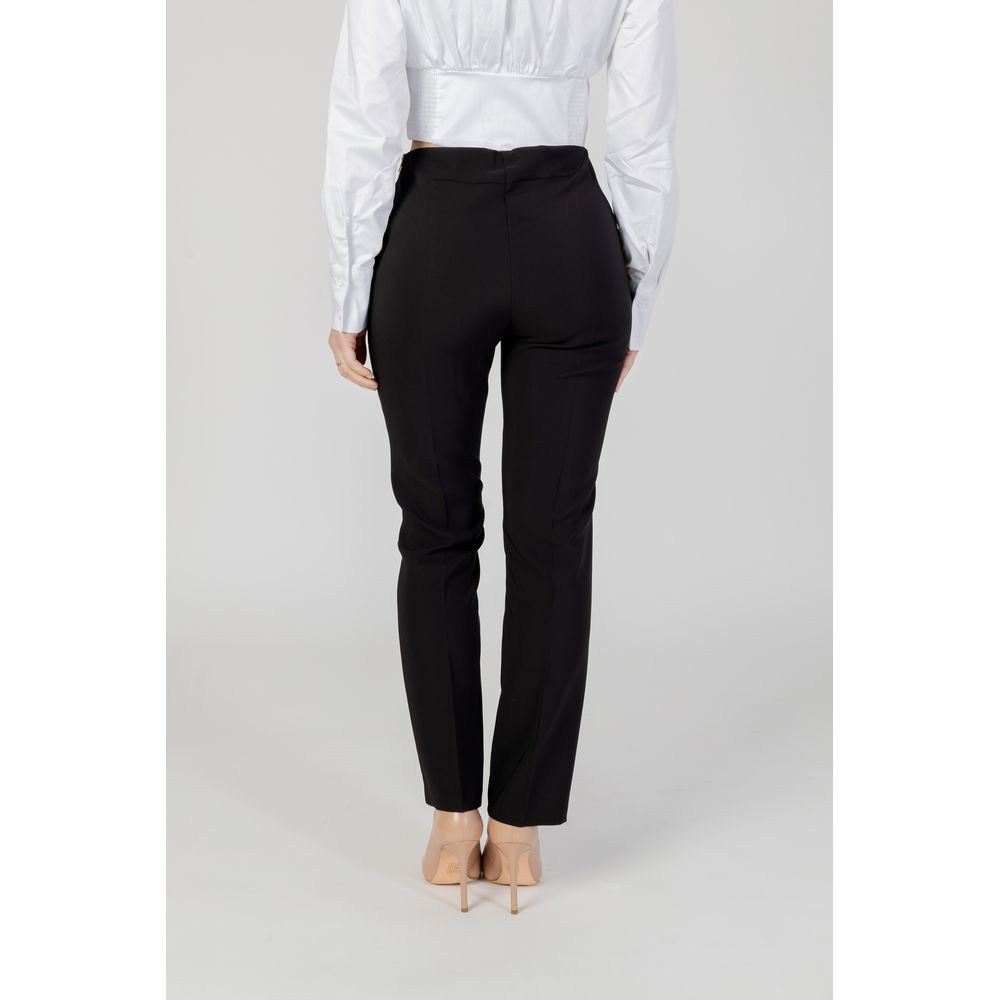 Sandro Ferrone Black Polyester Jeans & Pant IT46 | L