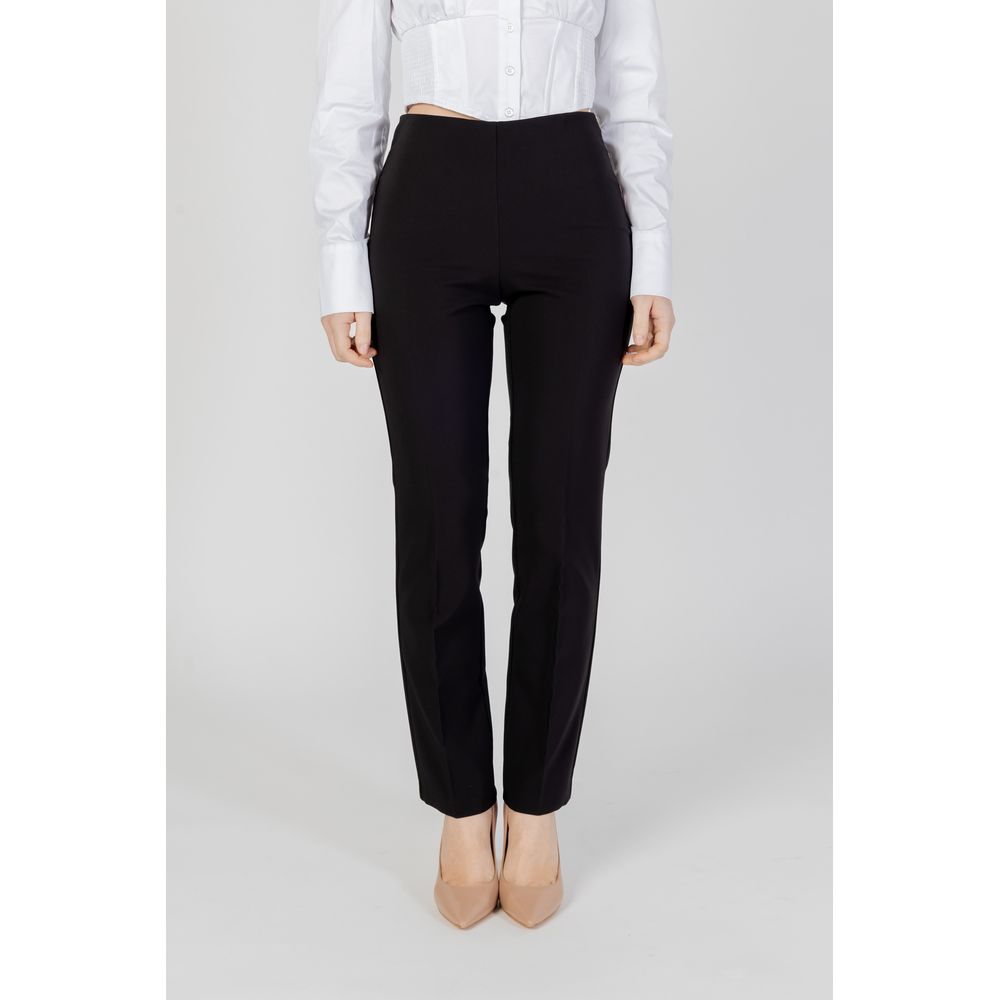 Sandro Ferrone Black Polyester Jeans & Pant IT46 | L