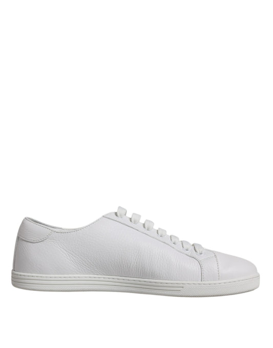 Dolce & Gabbana White Low Top Men Saint Tropez Sneakers Shoes EU41 / US8