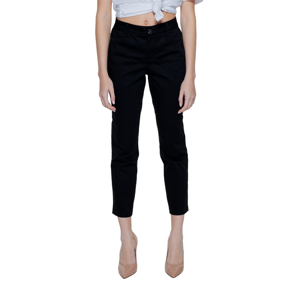 Street One Black Cotton Jeans & Pant W46 / L28