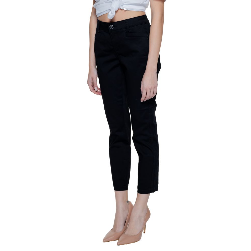 Street One Black Cotton Jeans & Pant W46 / L28