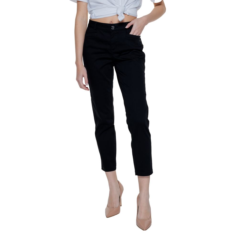 Street One Black Cotton Jeans & Pant W46 / L28