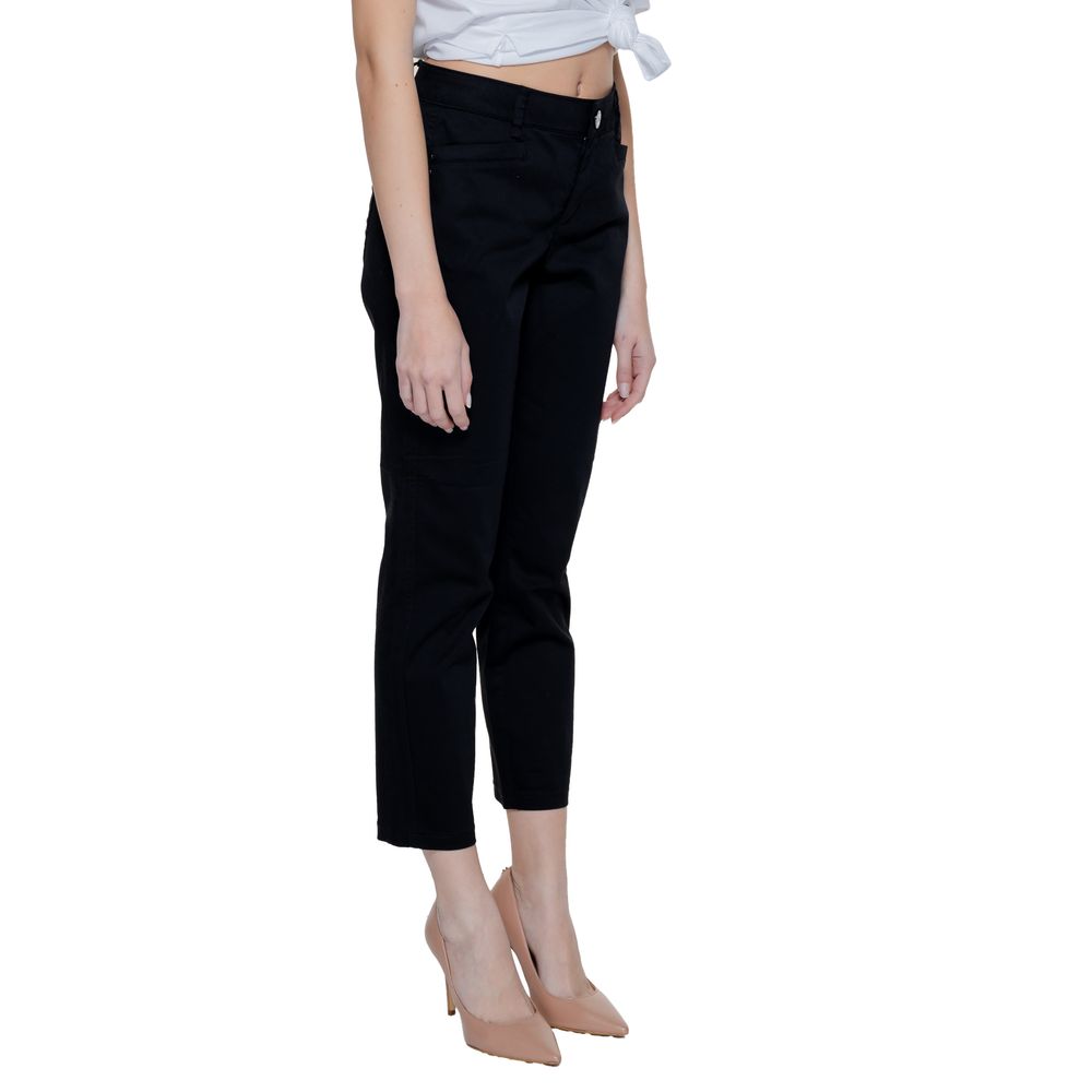 Street One Black Cotton Jeans & Pant W46 / L28