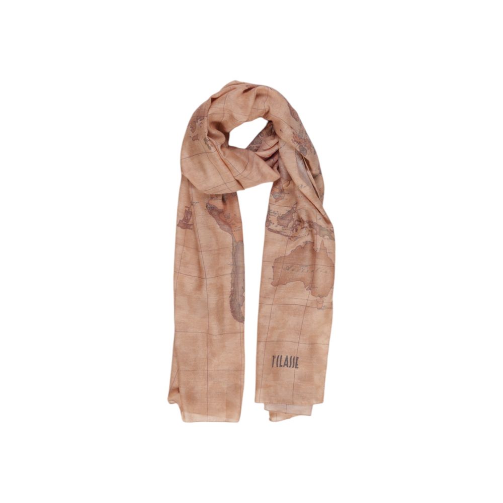 Alviero Martini Prima Classe Beige Polyester Scarf