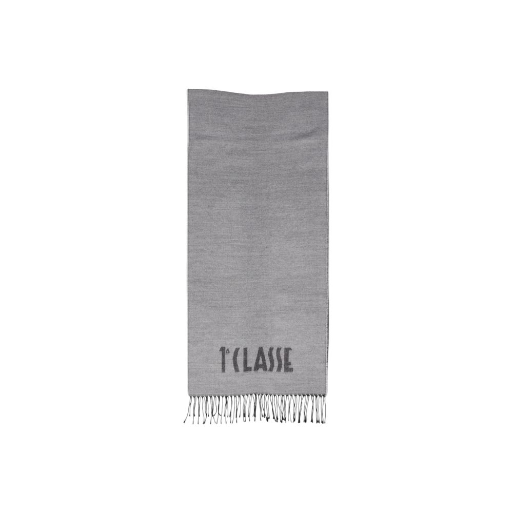 Alviero Martini Prima Classe Gray Viscose Scarf