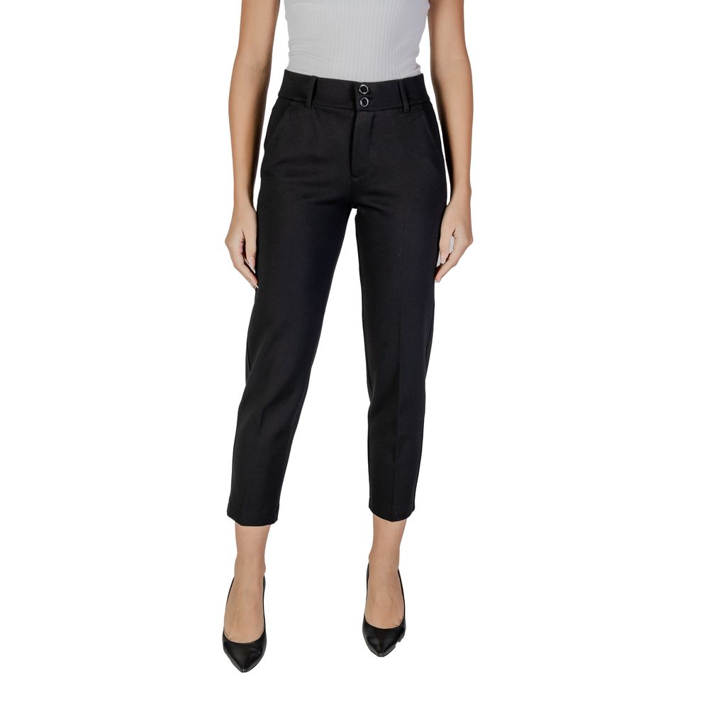 Street One Black Viscose Jeans & Pant