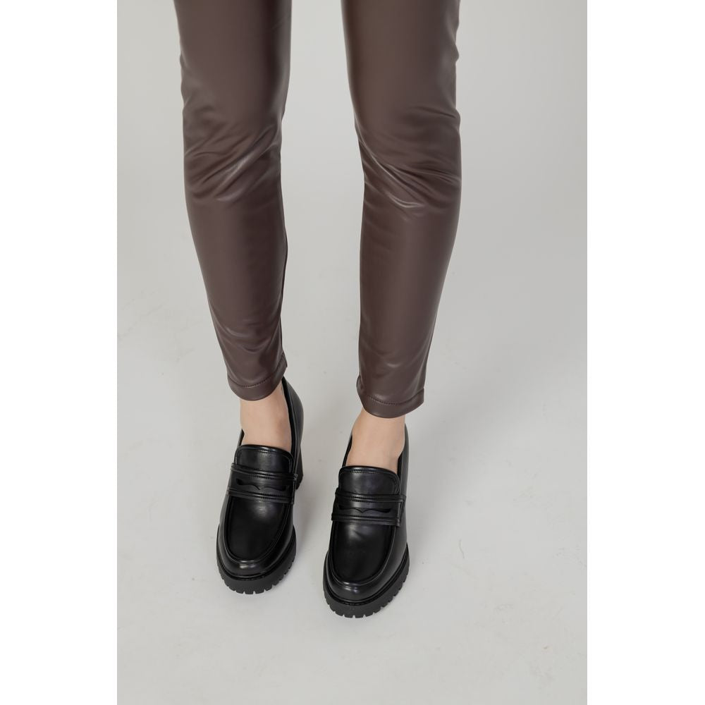 Street One Brown Polyester Jeans & Pant W44 / L28