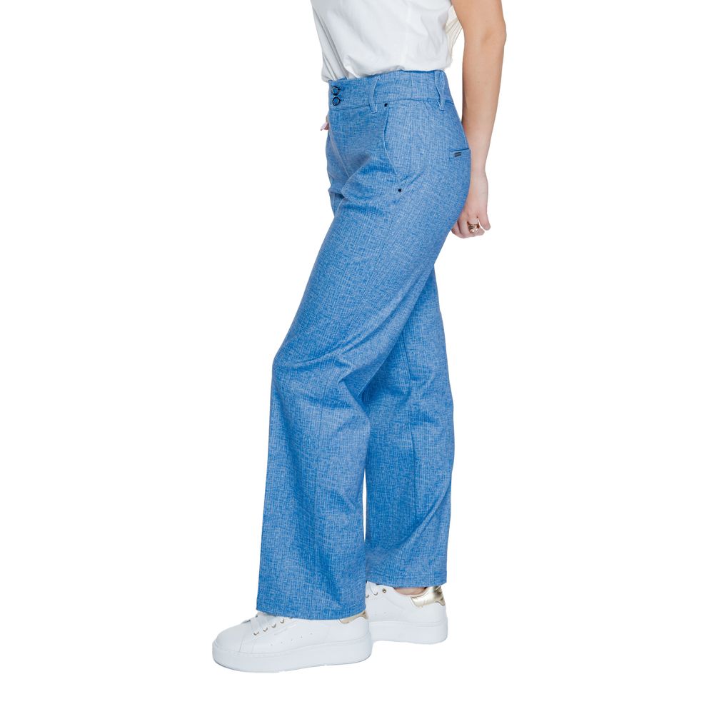 Street One Blue Polyester Jeans & Pant