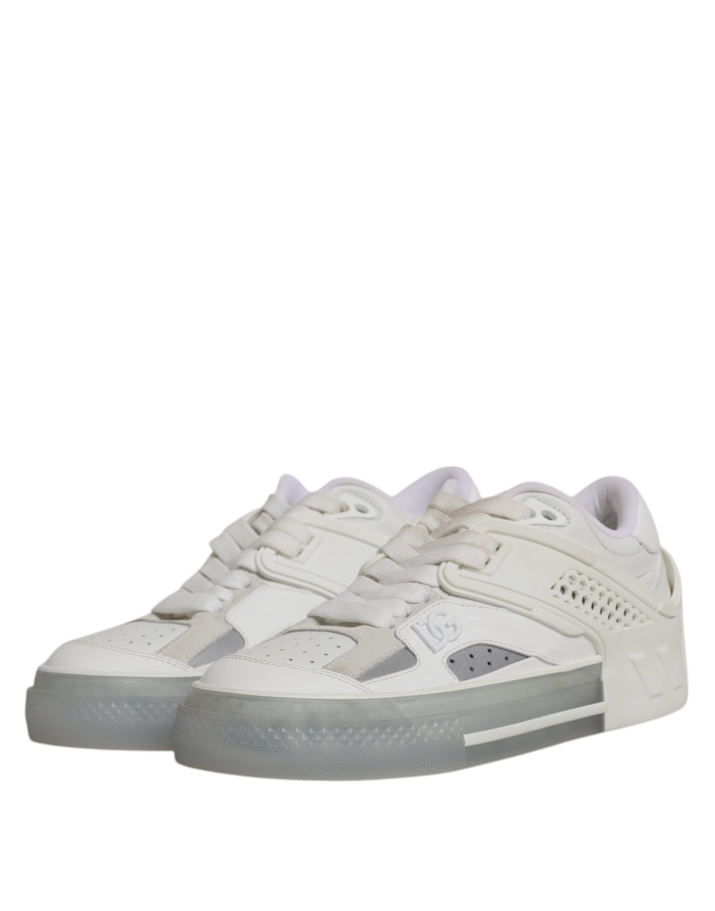 Dolce & Gabbana White DG Logo CUSTOM 2.Zero Sneakers Shoes EU39 / US6