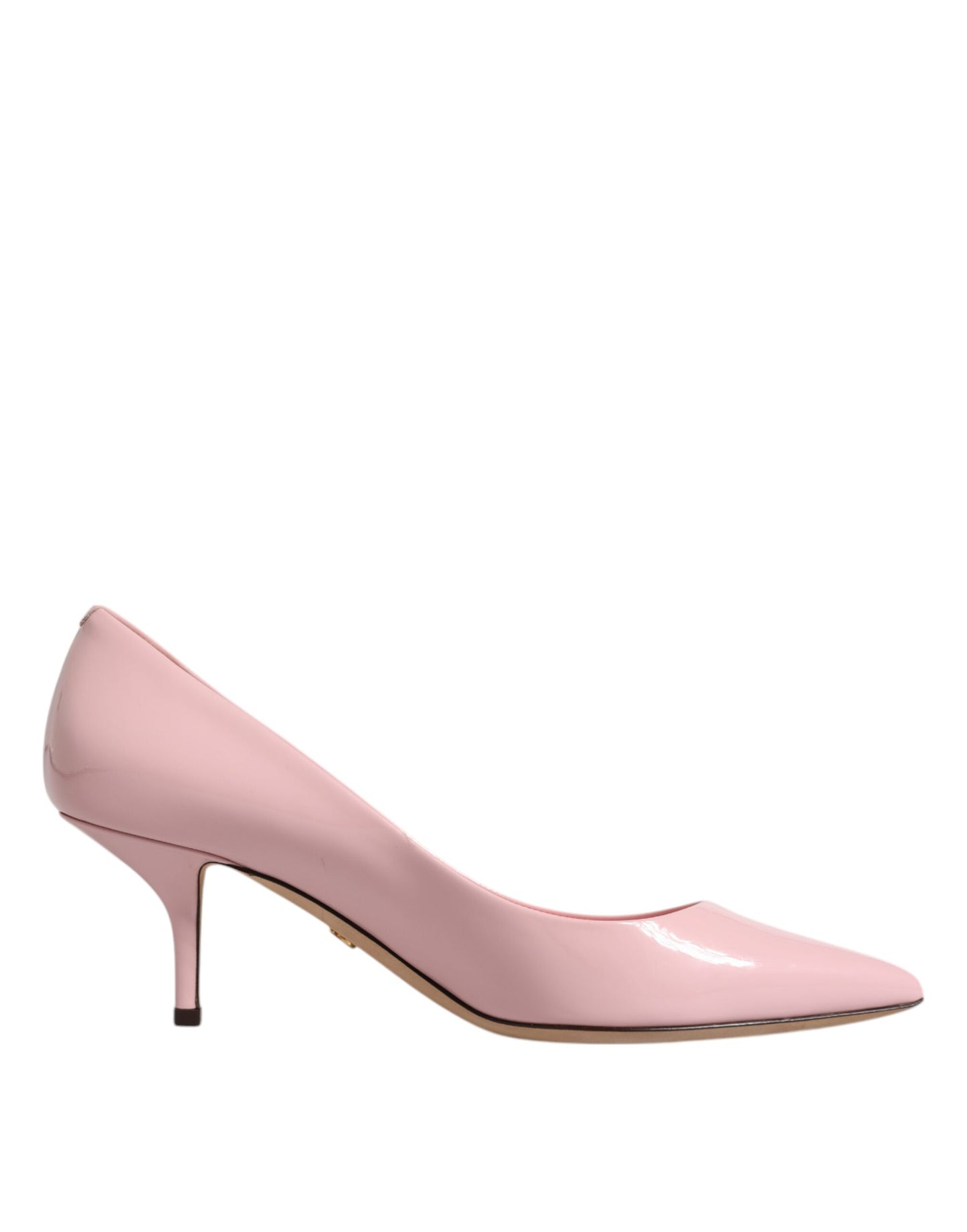 Dolce & Gabbana Light Pink Patent Leather Heels Pumps Shoes EU37 / US7