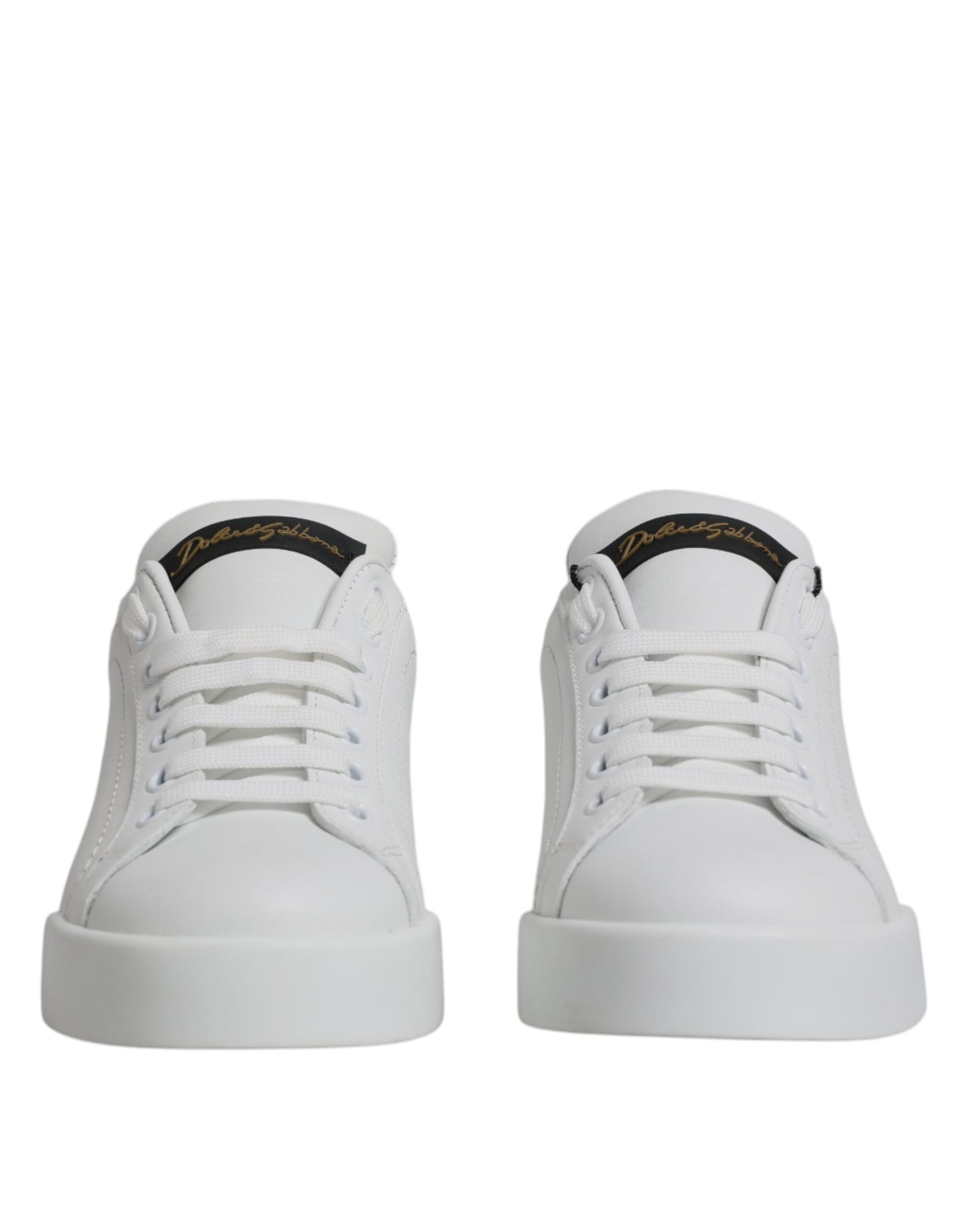 Dolce & Gabbana White Leather Classic Low Top Sneakers Shoes EU35.5 / US5.5