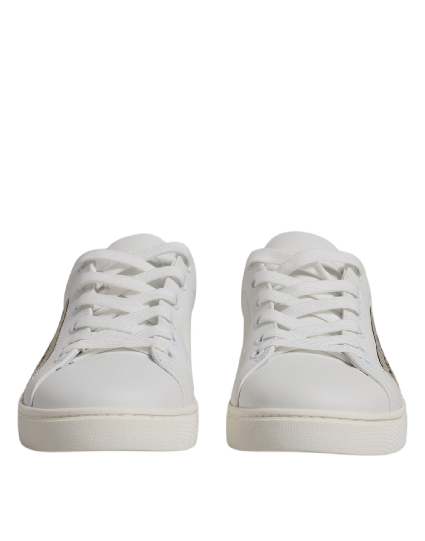 Dolce & Gabbana White London Calf Leather Sneakers Shoes EU38 / US8