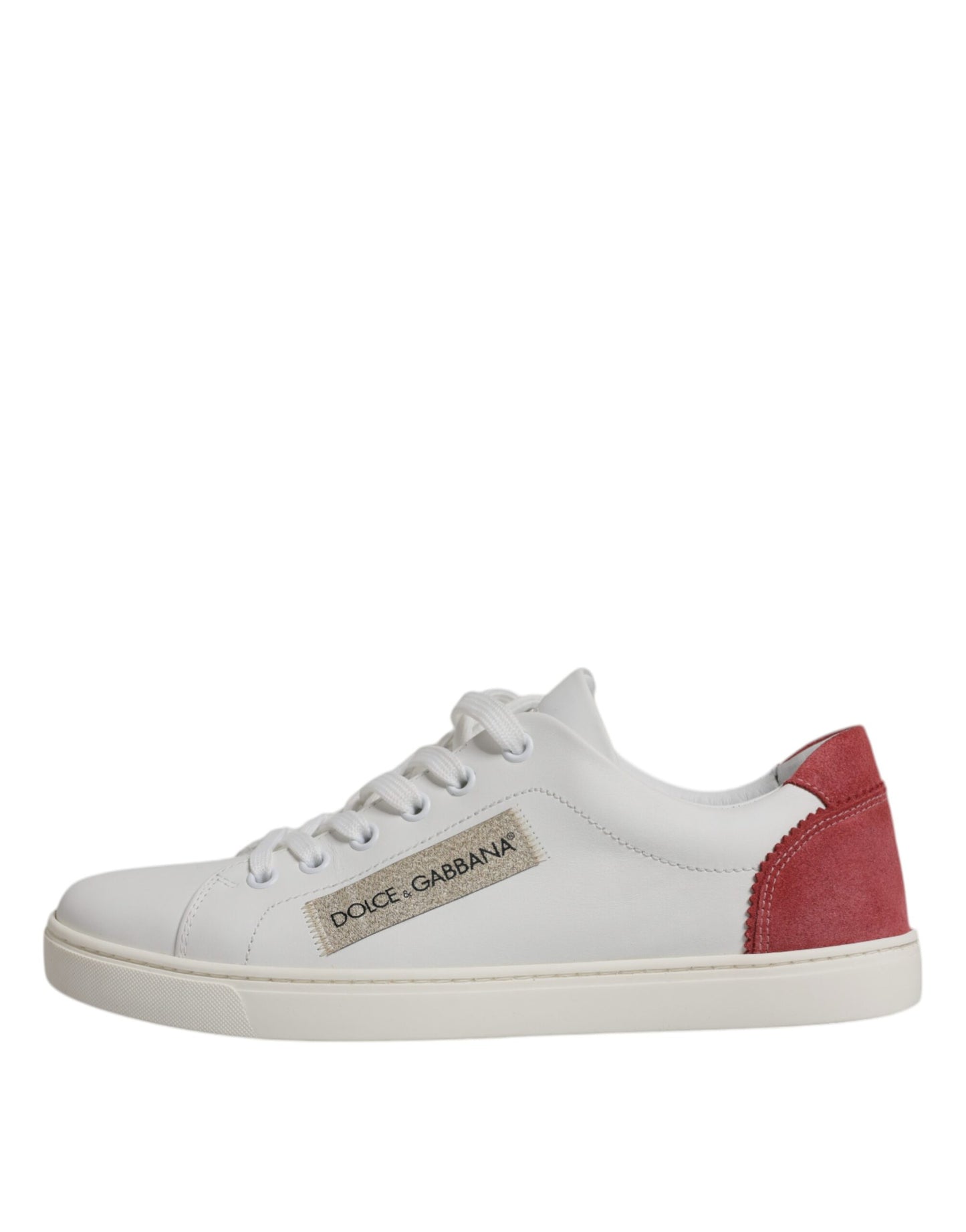 Dolce & Gabbana White London Calf Leather Sneakers Shoes EU38 / US8