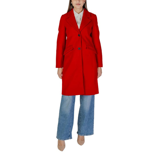 Vero Moda Red Polyester Jackets & Coat