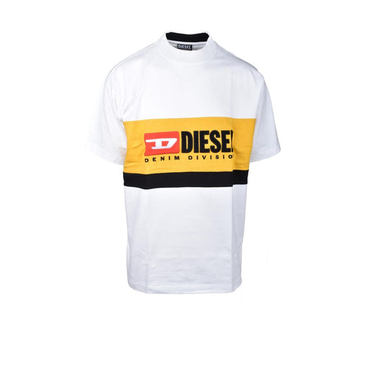 Diesel White Cotton Sweater IT54 | XXL