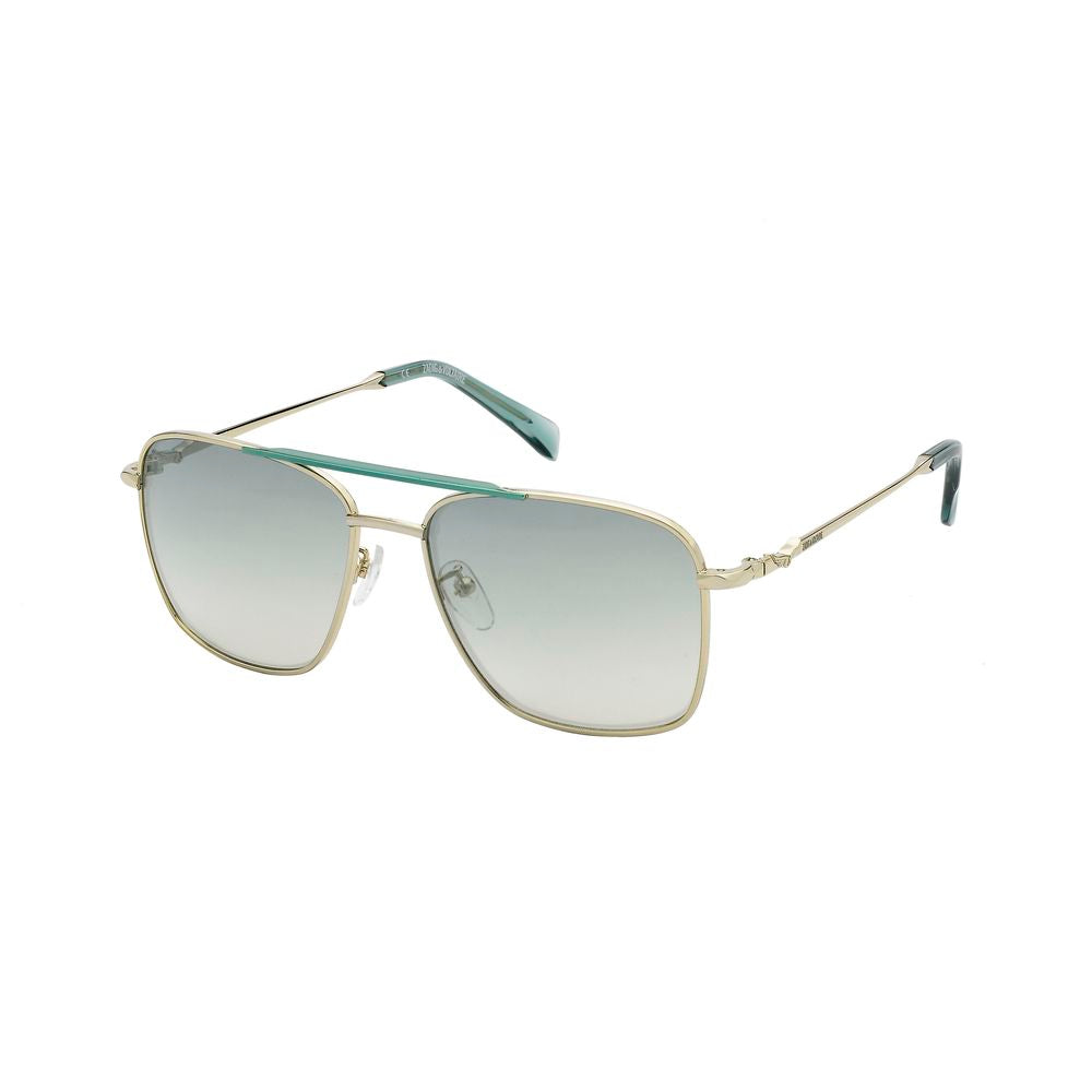 Zadig & Voltaire Gold Metal Sunglasses