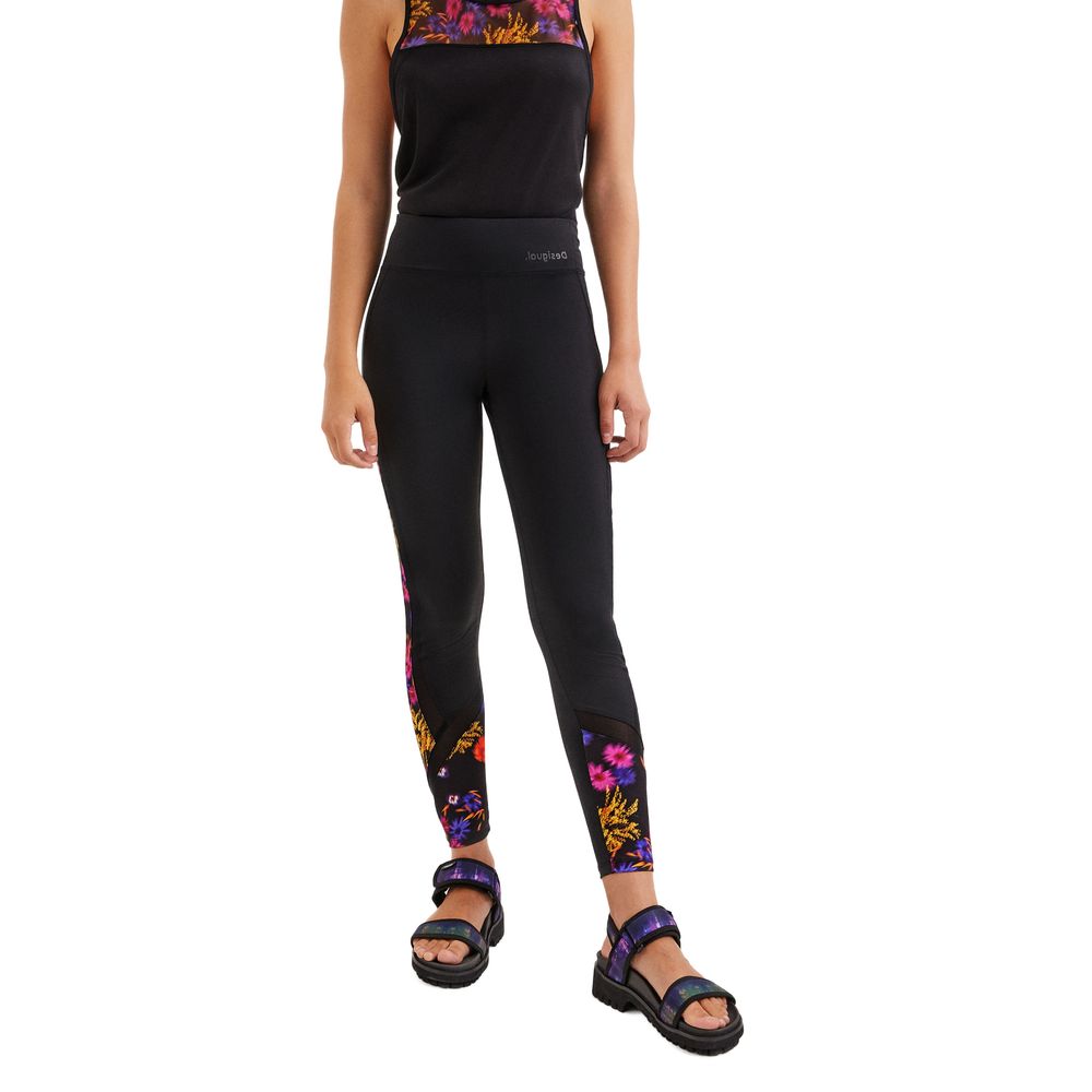 Desigual Black Elastane Jeans & Pant IT38 | XS