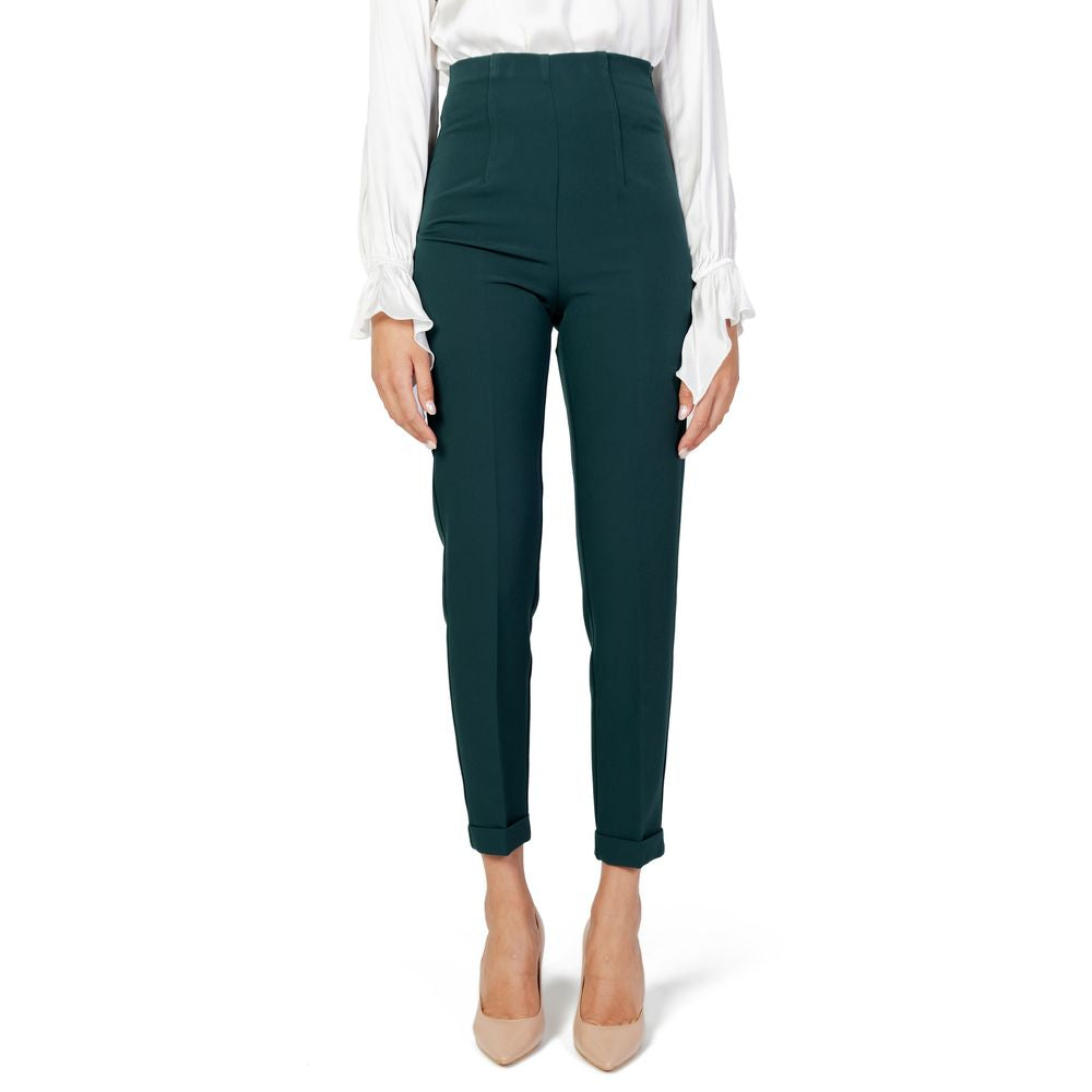 Sandro Ferrone Green Polyester Jeans & Pant IT40 | XS