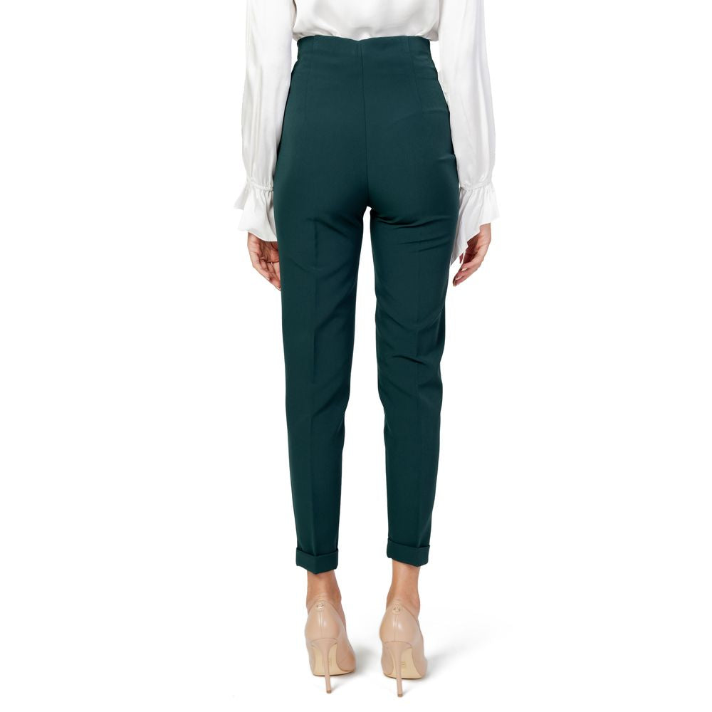 Sandro Ferrone Green Polyester Jeans & Pant IT40 | XS