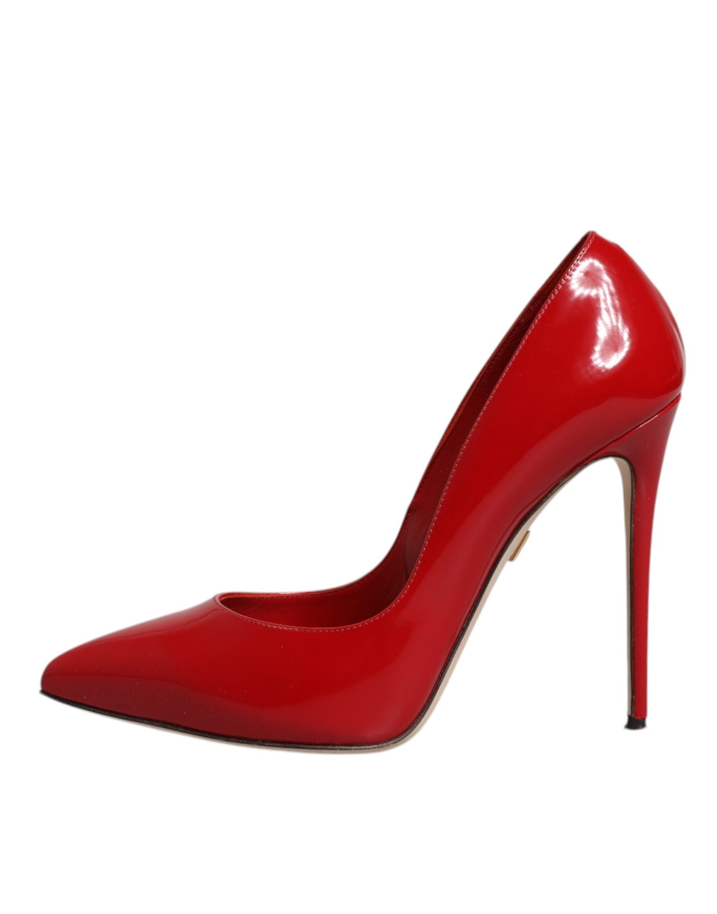 Dolce & Gabbana Red Patent Leather Stiletto Heels Pumps Shoes