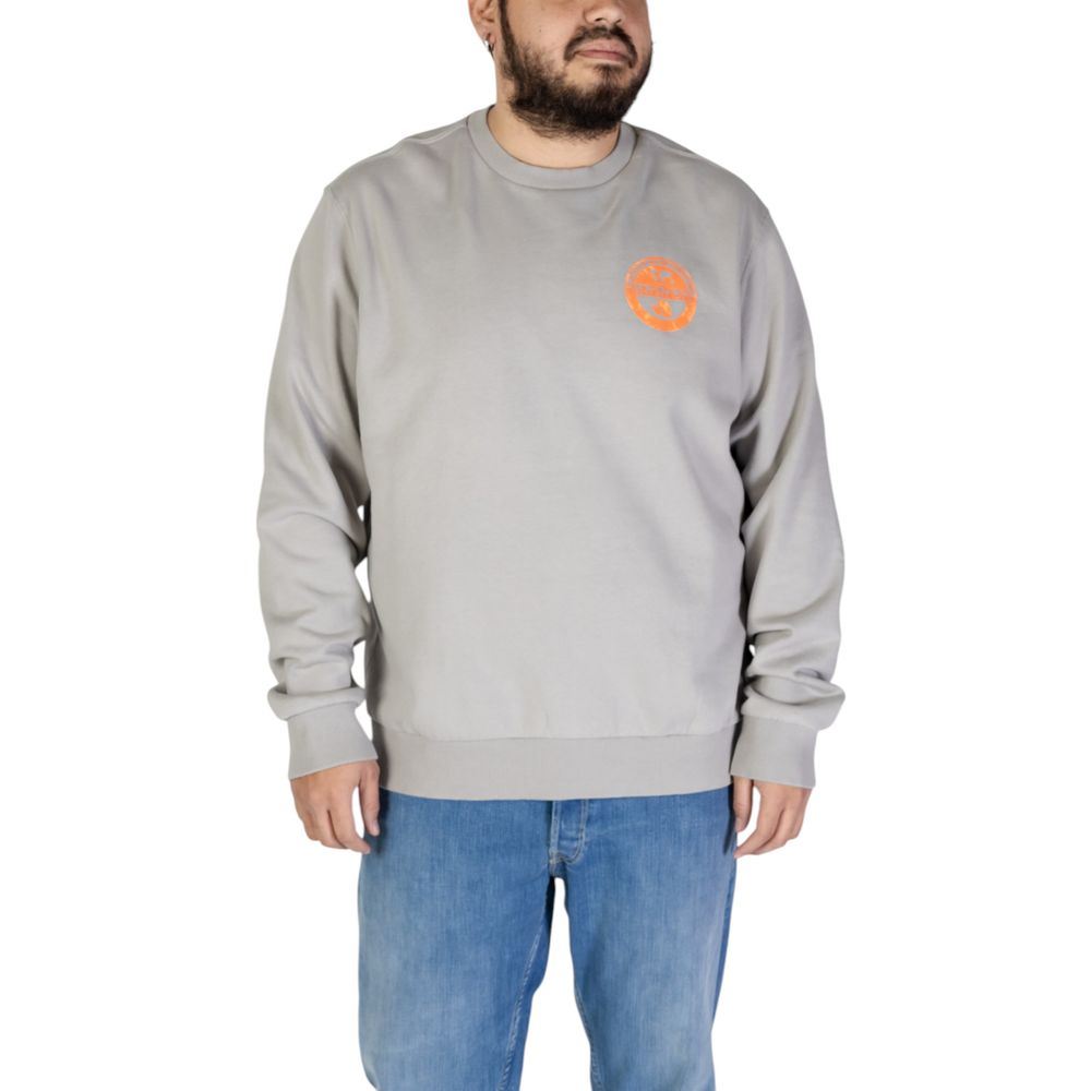 Napapijri Gray Cotton Sweater