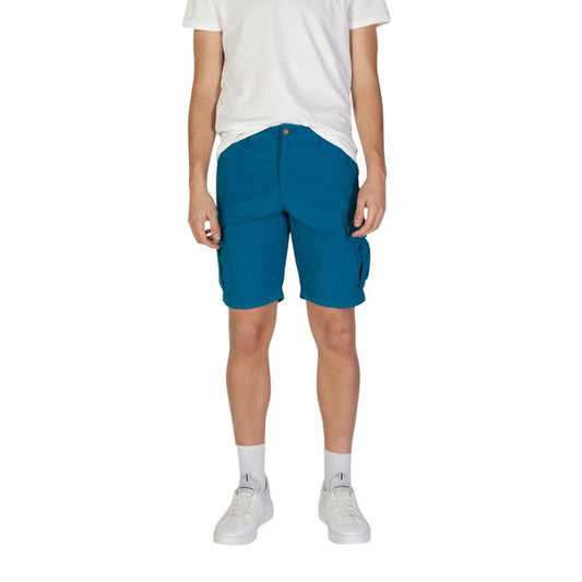 Napapijri Turquoise Cotton Short