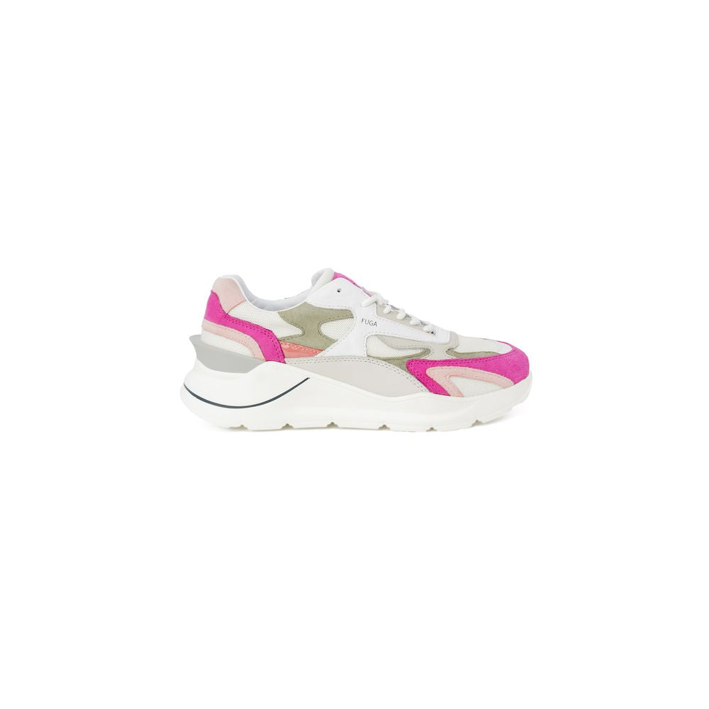 D.A.T.E Pink Suede Sneaker