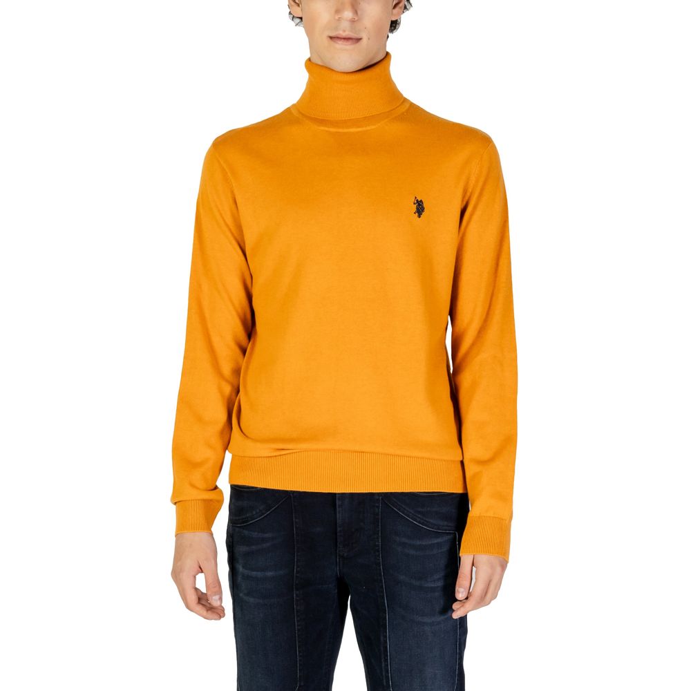 U.S. POLO ASSN. Orange Cotton Sweater