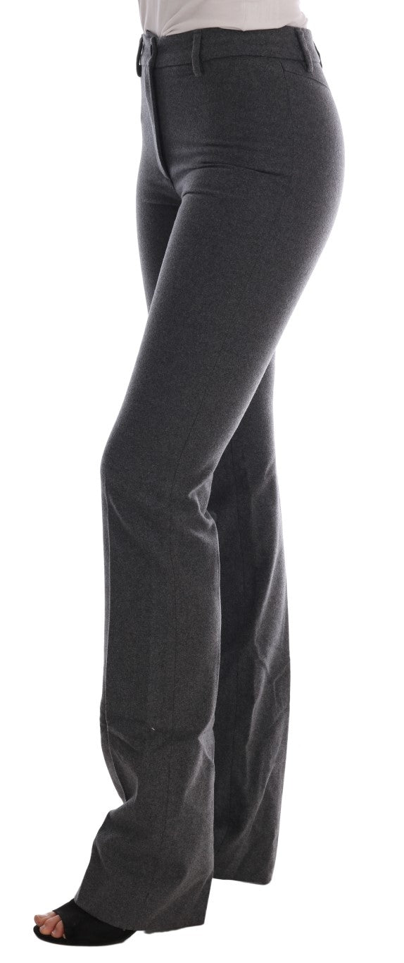 Ermanno Scervino Chic Gray Formal Pants - Elegance Refined IT38 | XS