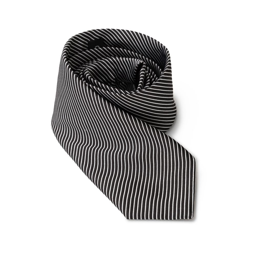 Giorgio Armani Black Silk Ties & Bowty