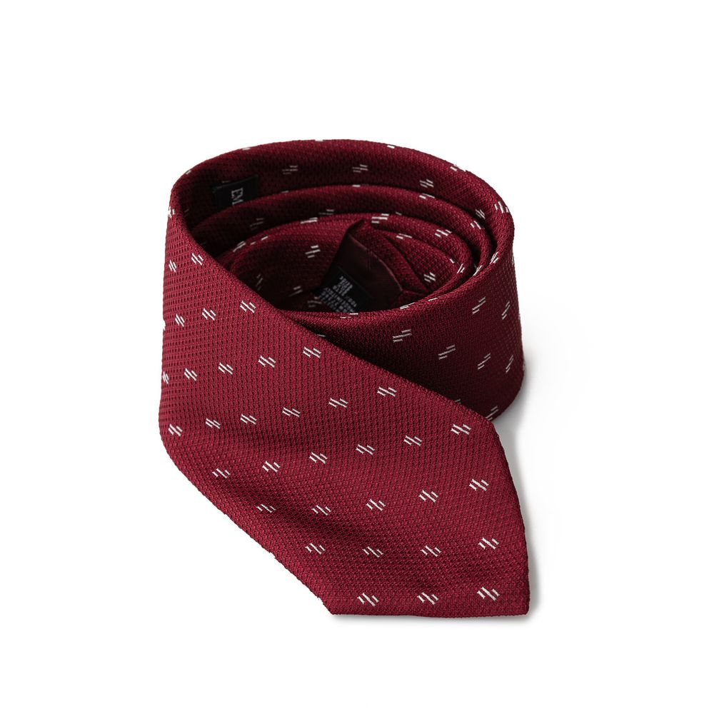 Emporio Armani Bordeaux Silk Ties & Bowty