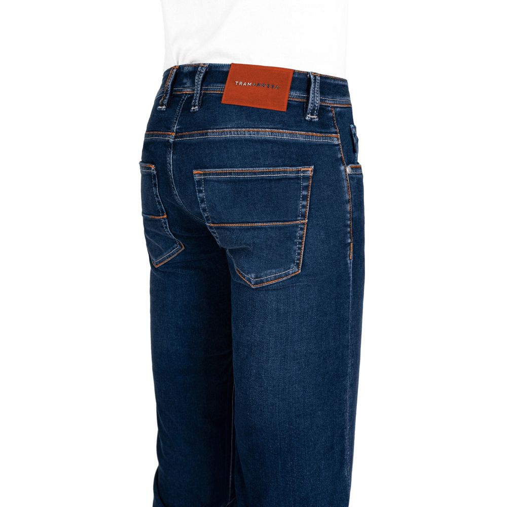 Tramarossa Blue Cotton Jeans & Pant