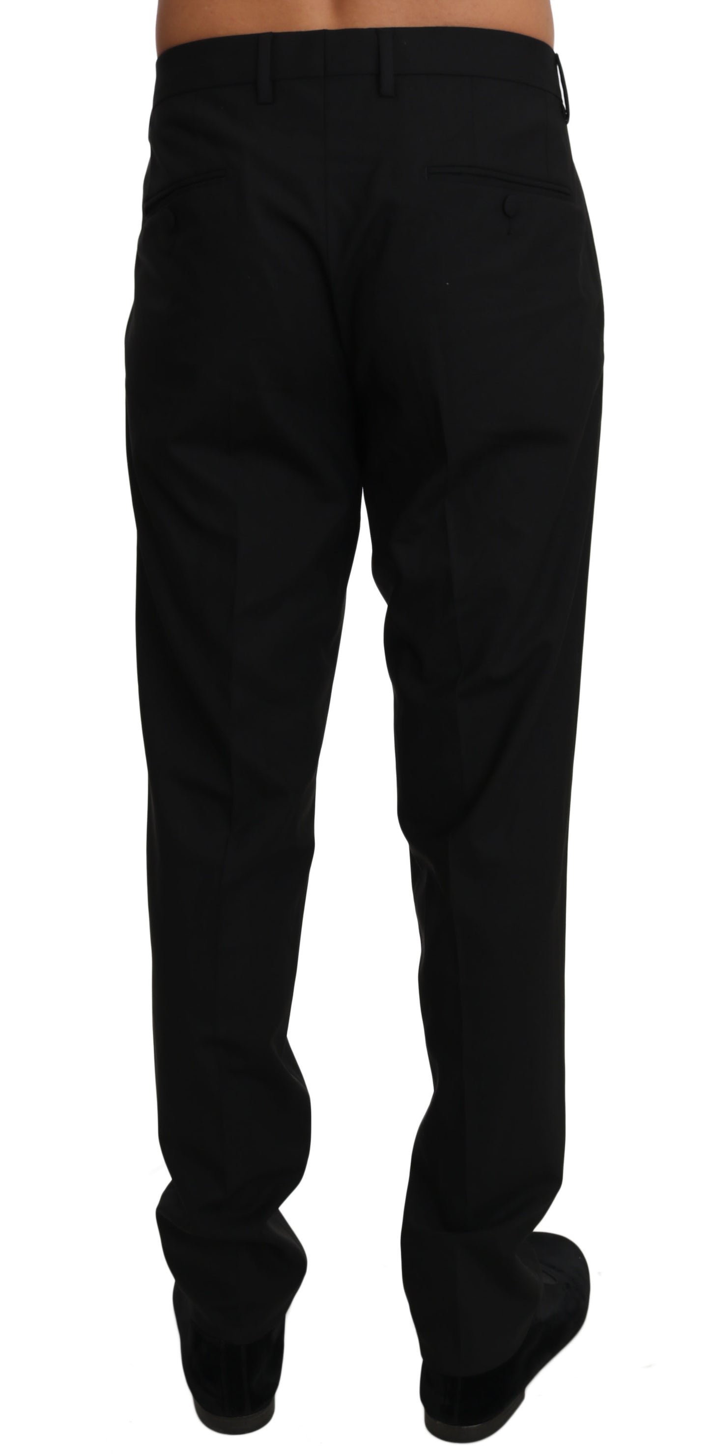 Dolce & Gabbana Elegant Formal Wool Blend Trousers IT50 / L