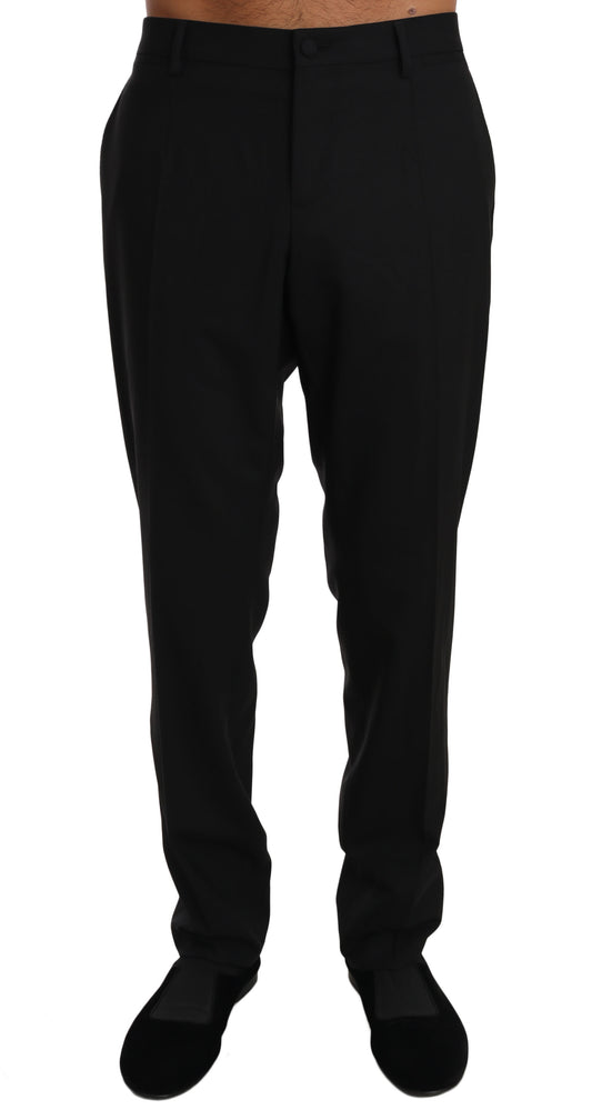 Dolce & Gabbana Elegant Formal Wool Blend Trousers IT50 / L