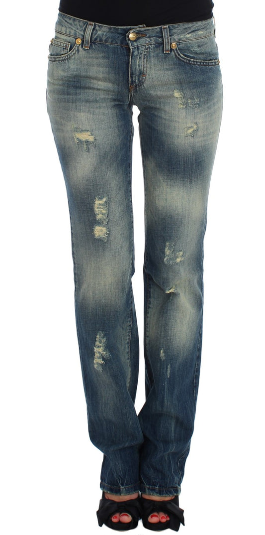 Cavalli Sleek Flair Leg Low Waist Denim W26