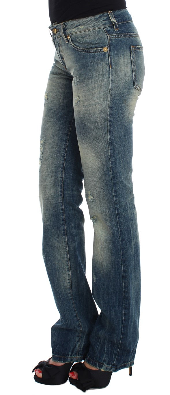 Cavalli Sleek Flair Leg Low Waist Denim W26