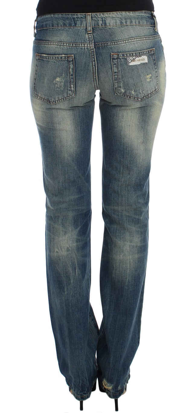 Cavalli Sleek Flair Leg Low Waist Denim W26