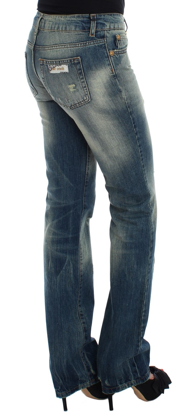 Cavalli Sleek Flair Leg Low Waist Denim W26