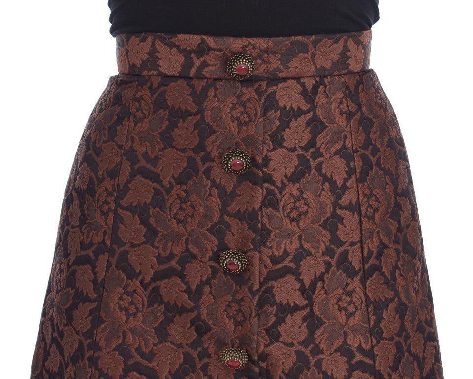 Dolce & Gabbana Elegant Brocade Bubble Skirt IT40 | S