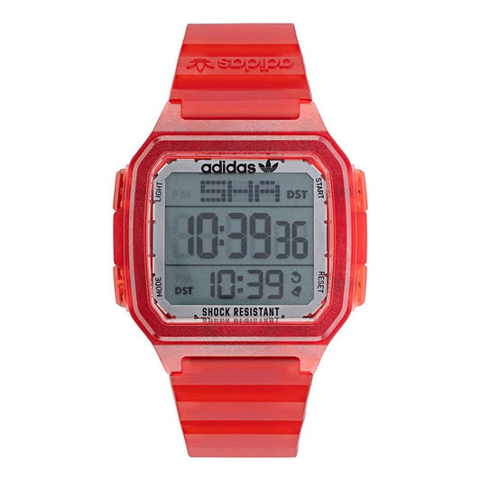 Adidas Red Resin Watch